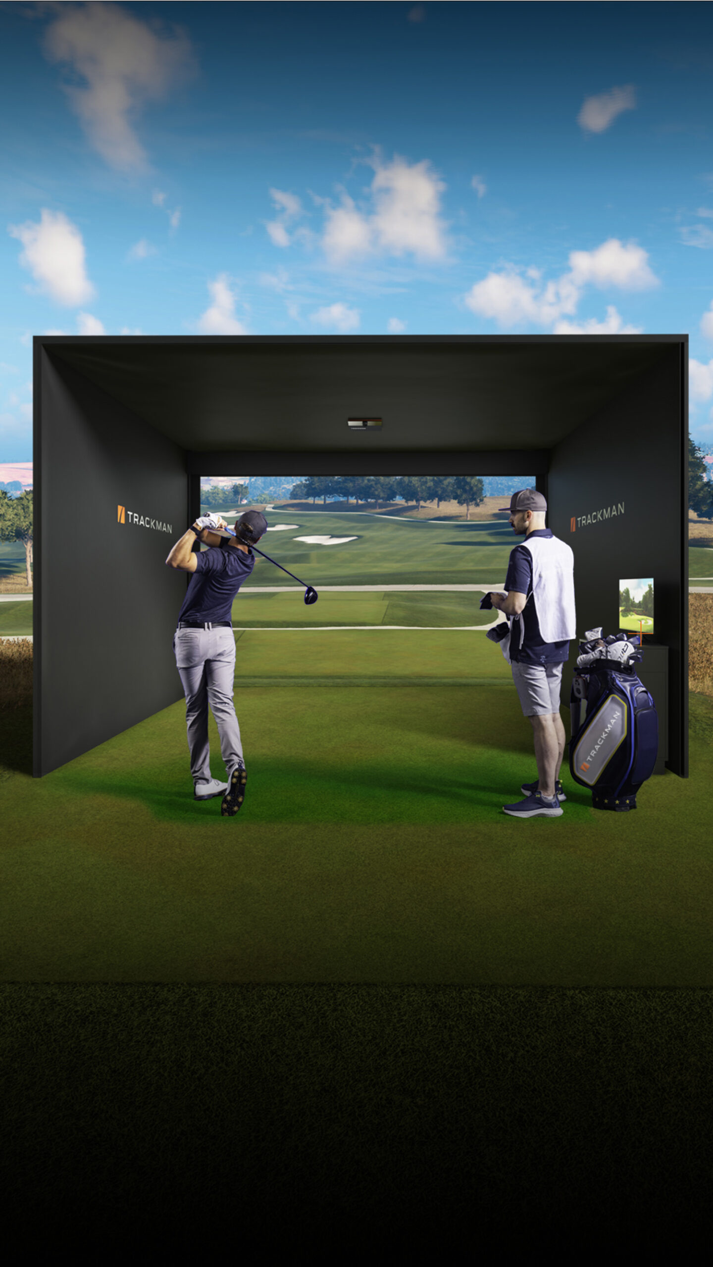 Perfectionner son swing et golfer comme un pro en s'entrainant sur les simulateurs trackman du Loft 53 dans le 13ème arrondissement de Paris