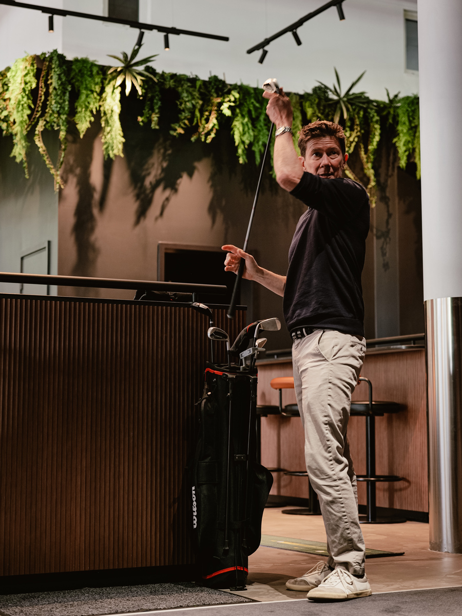 Green dans la ville, golf indoor sur simulateur trackman 13 ème arrondissement